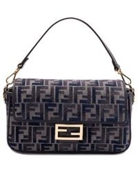 Fendi - Medium Chenille Baguette Handbag - Lyst