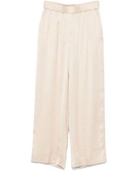 Peserico - Satined Trousers - Lyst