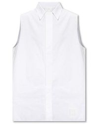 Givenchy - Sleeveless Buttoned Shirt - Lyst