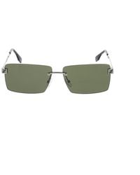 Fendi - Retangle Frame Sunglasses - Lyst