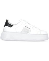 Woolrich - Driller Chunky Court Platform Sneakers - Lyst