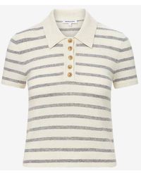 Veronica Beard - Cashmere Striped Polo - Lyst