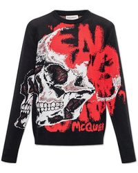 Alexander McQueen Crew neck sweaters for Men | Online Sale up to 