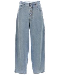 MM6 by Maison Martin Margiela - Carrot Cropped Jeans - Lyst