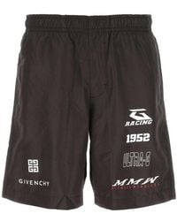 Givenchy - Black Polyester Swimming Shorts - Lyst