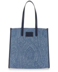 Etro - Tote Bag With Print - Lyst