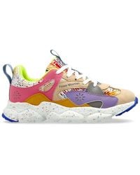 Flower Mountain - Kids Logo-Printed Lace Up Sneakers - Lyst