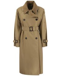 Weekend by Maxmara - Daphne - Drip-proof Cotton Trench Coat With Belt - Lyst