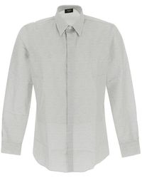 Fendi - Ff Motif Long-sleeved Shirt - Lyst