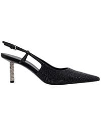 Givenchy - Embellished Pointed-toe Slingback Pumps - Lyst