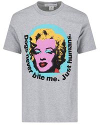 Comme des Garçons - Andy Warhol Printed Crewneck T-shirt - Lyst