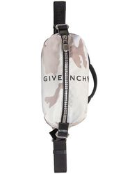 Givenchy Camouflage Logo Print Zipped Belt Bag - Multicolour