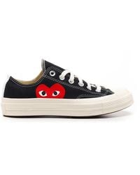 COMME DES GARÇONS PLAY Canvas Comme Des Garcons Play X Converse Chuck Taylor Multi Heart 1970s Hi in White for Men - Save 17% - Lyst