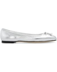 Jimmy Choo - Elme Square Toe Ballerina Shoes - Lyst