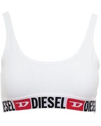 DIESEL - Ufsb-Oriba Cropped Sleeveless Top - Lyst