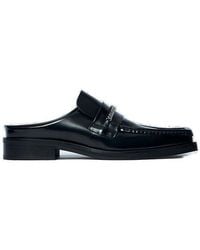 Martine Rose - Square Toe Chain Detailed Mules - Lyst