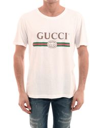 Gucci White Classic Logo T-shirt