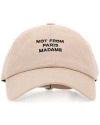 Drole de Monsieur - Slogan Embroidered Baseball Cap - Lyst