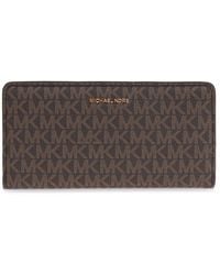 MICHAEL Michael Kors - Bryant Large Signature Logo Snap-Front Wallet - Lyst