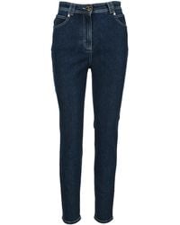 Balmain Skinny Cut High-waisted Jeans - Blue