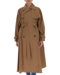 Max Mara Double-breasted Trench Coat - Brown