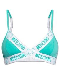 Moschino - Bra With Logo, - Lyst
