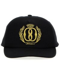 Bally - Logo Embroidery Cap Hats - Lyst