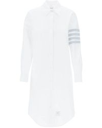 Thom Browne - 4-bar Long-sleeved Shirt Dress - Lyst