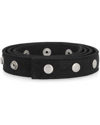 Rick Owens Porterville Snap Belt in Black for Men | Lyst Rick Owens Porterville Snap Belt in Black for Men | Lyst