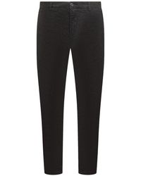 Department 5 - Logo Tag Straight Leg Trousers - Lyst