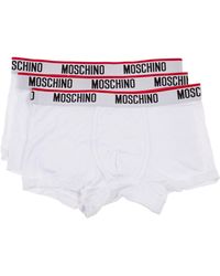 Moschino Underwear Boxer Shorts Tripack Underwear - White