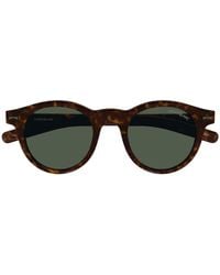 Montblanc - Round Frame Sunglasses - Lyst
