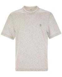 Brunello Cucinelli - Slim Fit Crew-Neck T-Shirt - Lyst