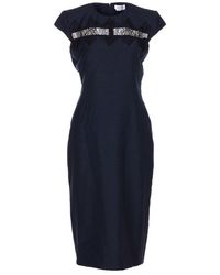 【Alexander McQueen】★tailored pencil midi dress McQueen Tailored Pencil Midi Dress in Black | Lyst