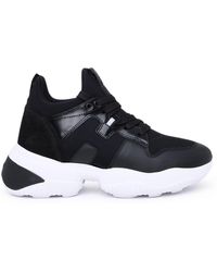 Hogan Interaction Lace-up Trainers - Black