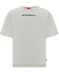 DIESEL - T-boxt-n6 Slogan Embroidered T-shirt - Lyst
