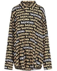 Balenciaga - Funky Font' Shirt - Lyst