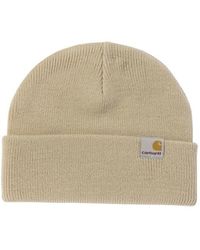 Carhartt - Stratus Logo Patch Knitted Beanie - Lyst