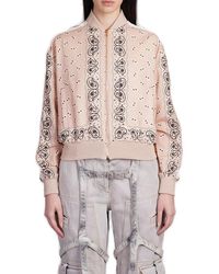 Palm Angels - Paisley-printed Zipped Bomber Jacket - Lyst