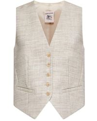 Semicouture - Buttoned Vest Jacket - Lyst