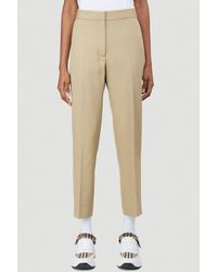Burberry Classic Tailored Trousers - Natural