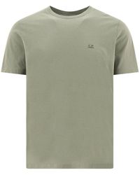 C.P. Company - Goggle Logo Printed Crewneck T-shirt - Lyst