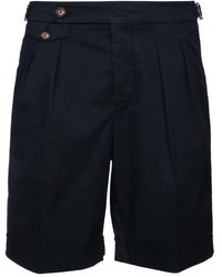 Brunello Cucinelli - Garment-Dyed Gabardine Bermuda Shorts - Lyst