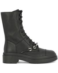 Jimmy Choo - Nari Lace-up Leather Ankle Boots - Lyst