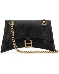 Balenciaga - Leather Small Crush Shoulder Bag - Lyst