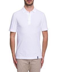 Drumohr - Button Detailed Short-sleeved Polo Shirt - Lyst