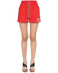 Department 5 - Logo Printed Raw-Edge Shorts - Lyst