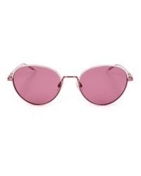 Love Moschino - Oval Frame Sunglasses - Lyst