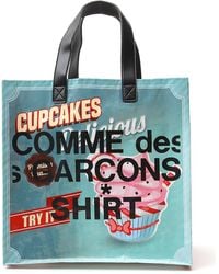 Comme des Garçons Printed Tote Bag - Multicolour