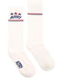 Autry - Logo Intarsia Socks - Lyst